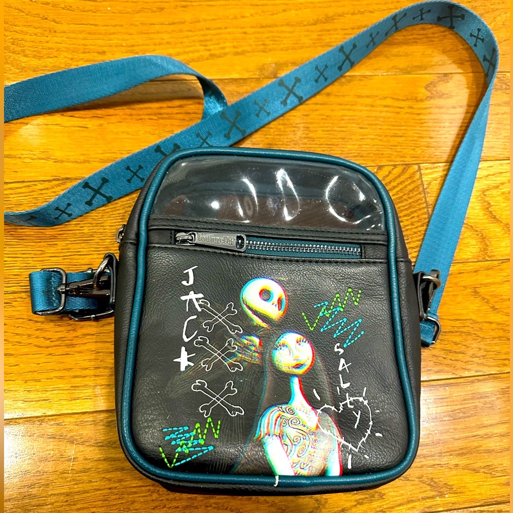 Disney Loungefly The Nightmare Before Christmas crossbody bag purse Jack Sally